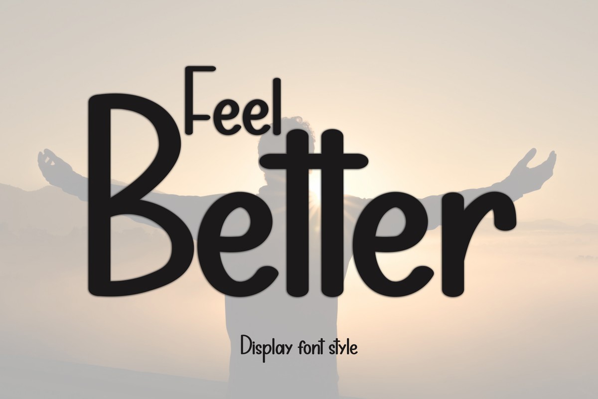 Feel Better Regular Font preview