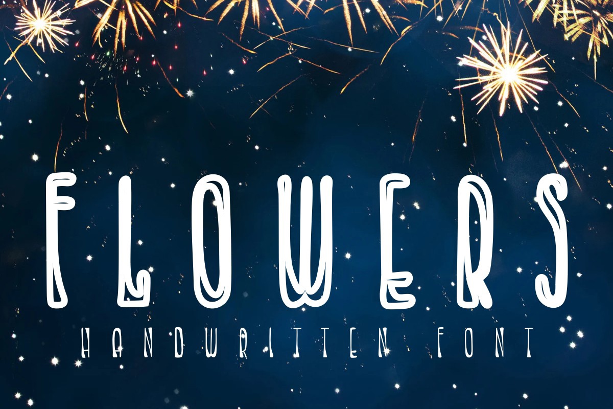 Fireworks Regular Font preview