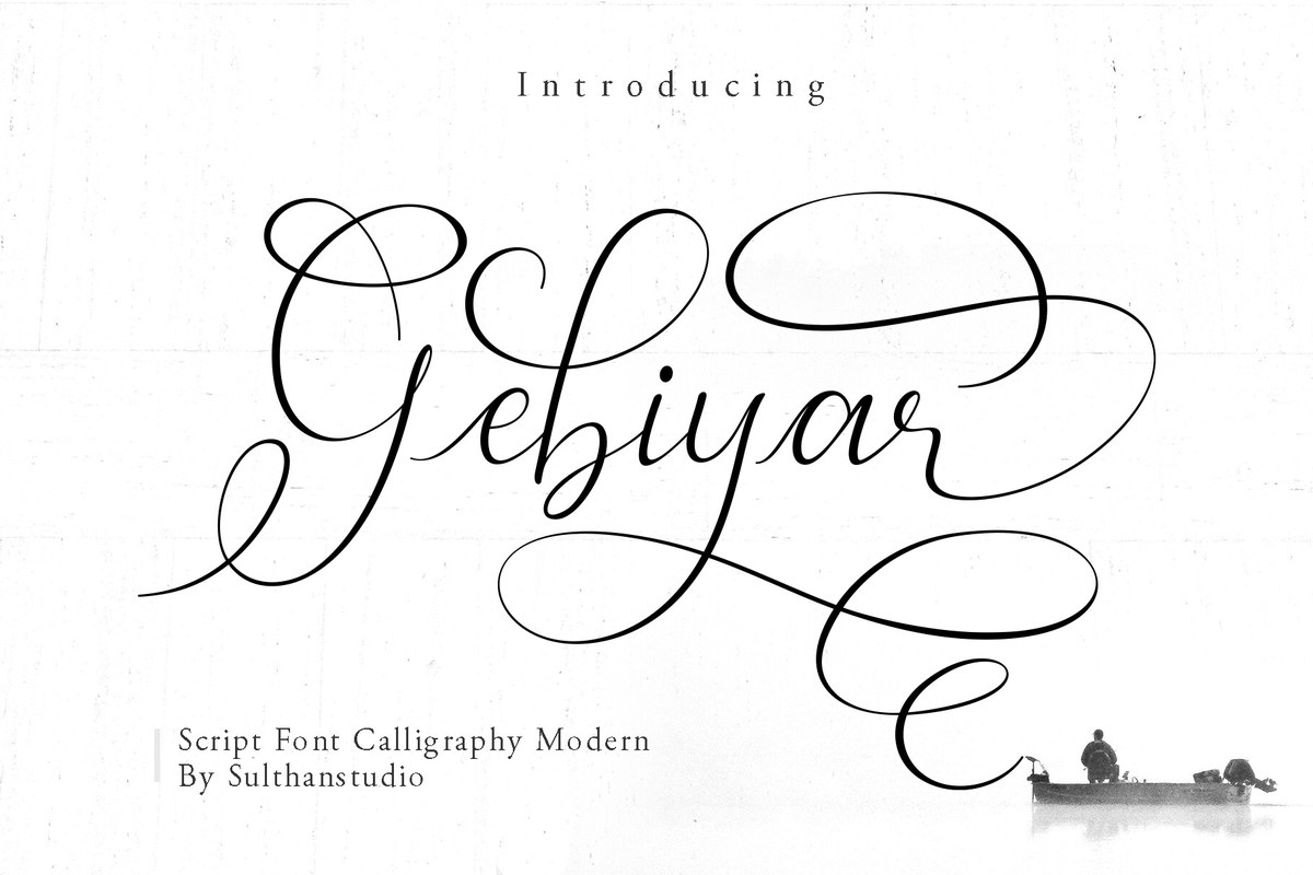 Gebiyar Regular Font preview