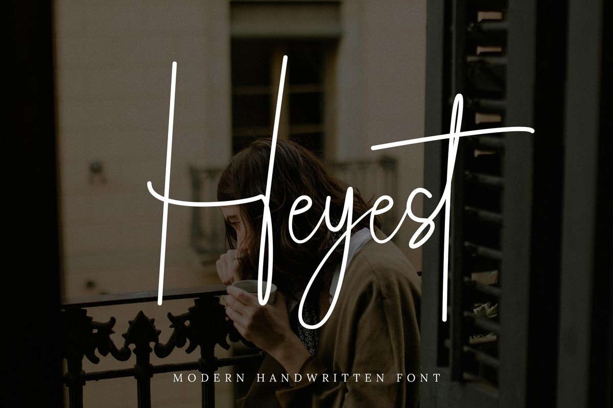 Heyest Font preview