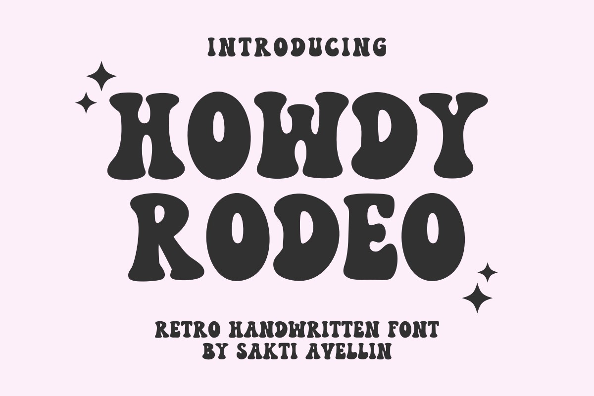 Howdy Rodeo Regular Font preview