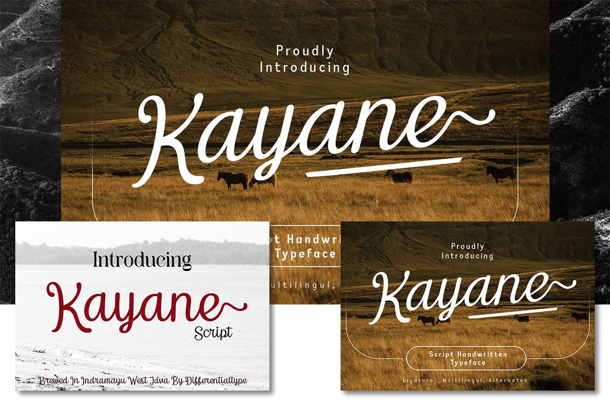 Kayane Font preview