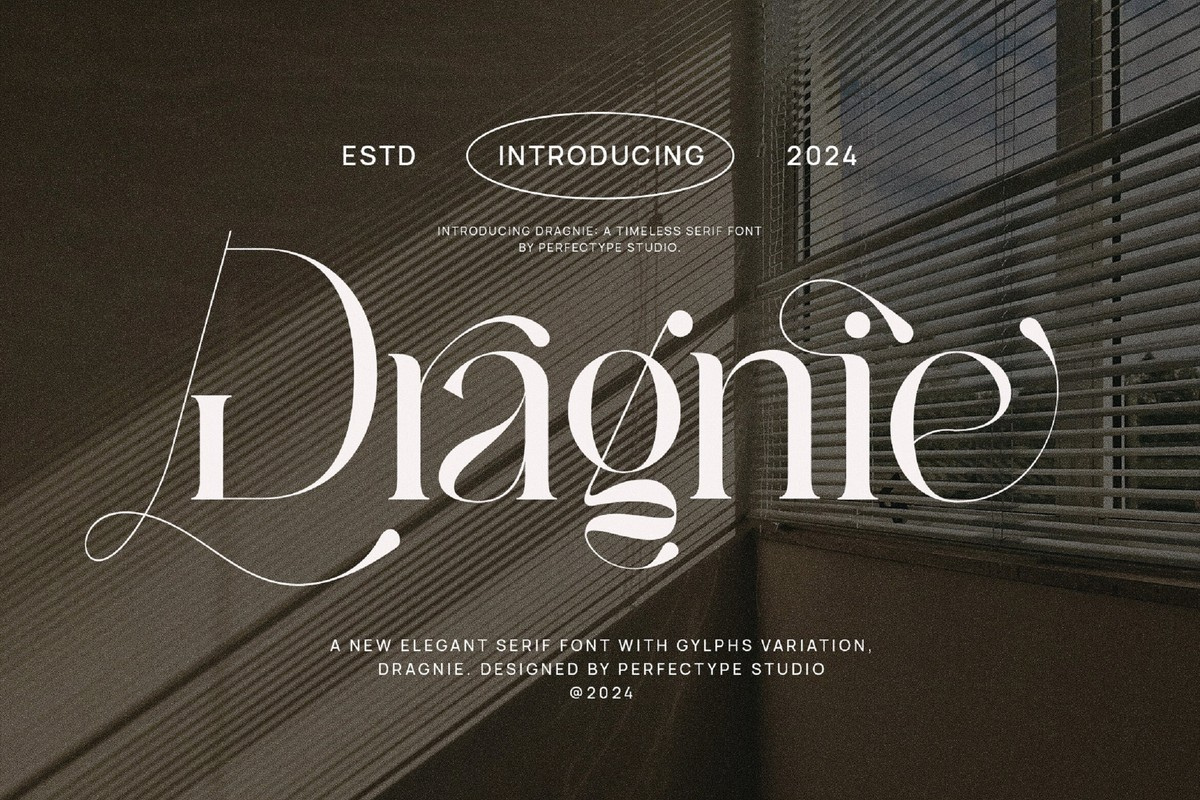 Dragnie Regular Font preview