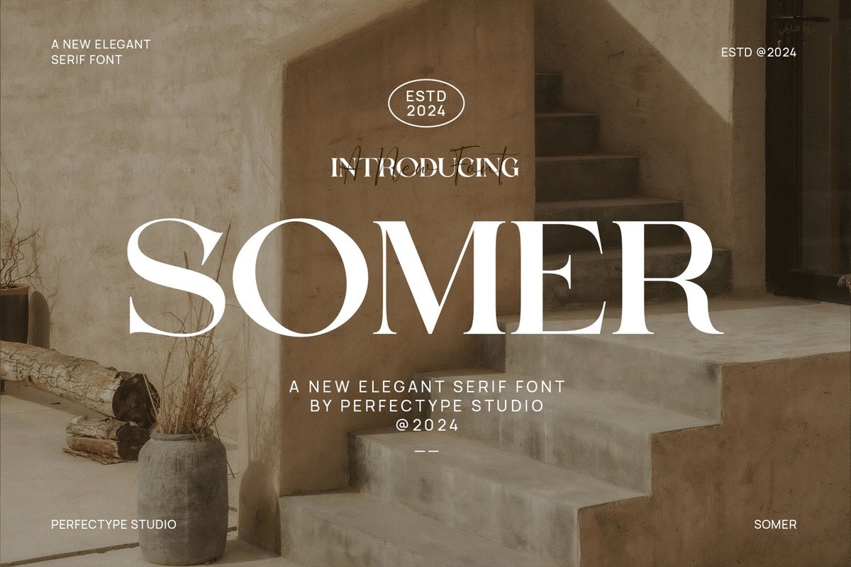 Somer Regular Font preview