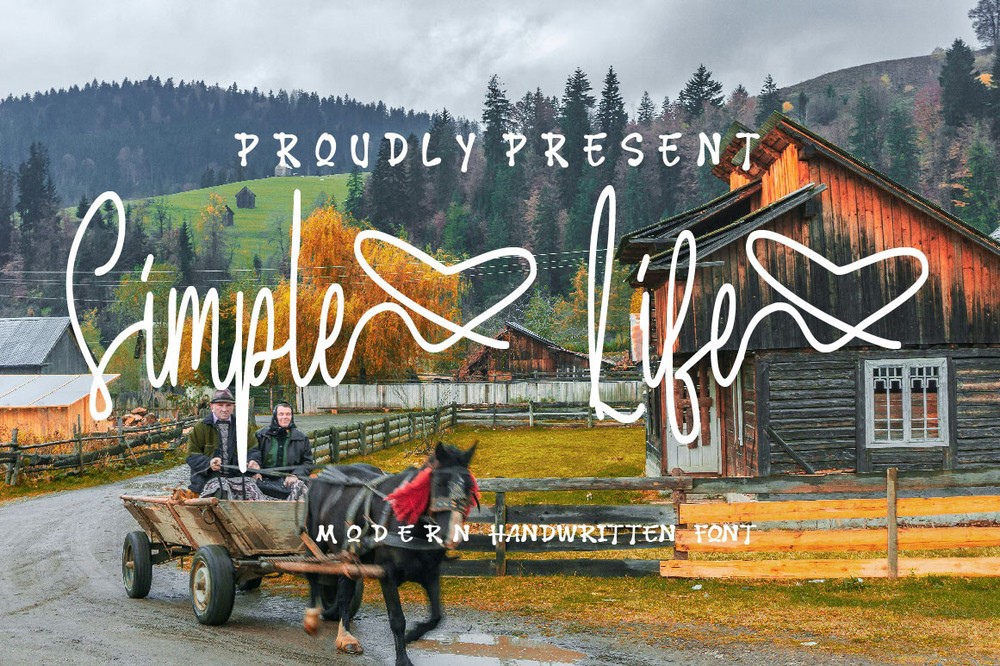 Simple Life Regular Font preview