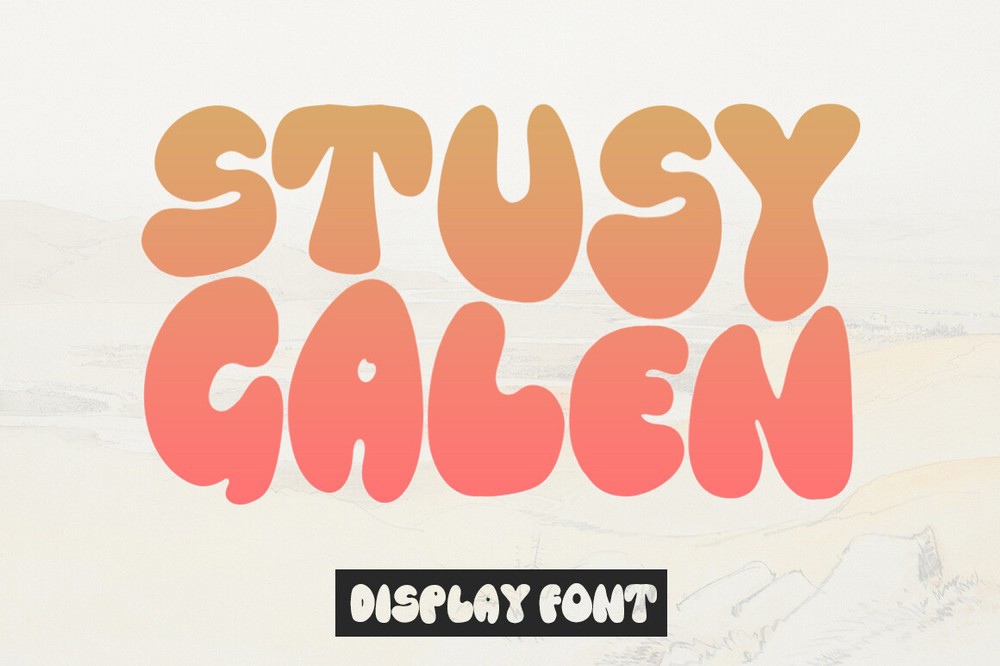 Stusy Galen Font preview