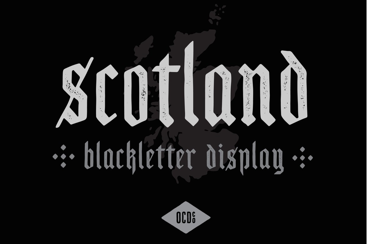 Scotland Font preview