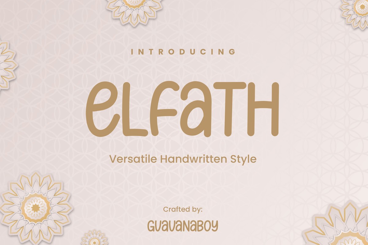 Elfath Regular Font preview