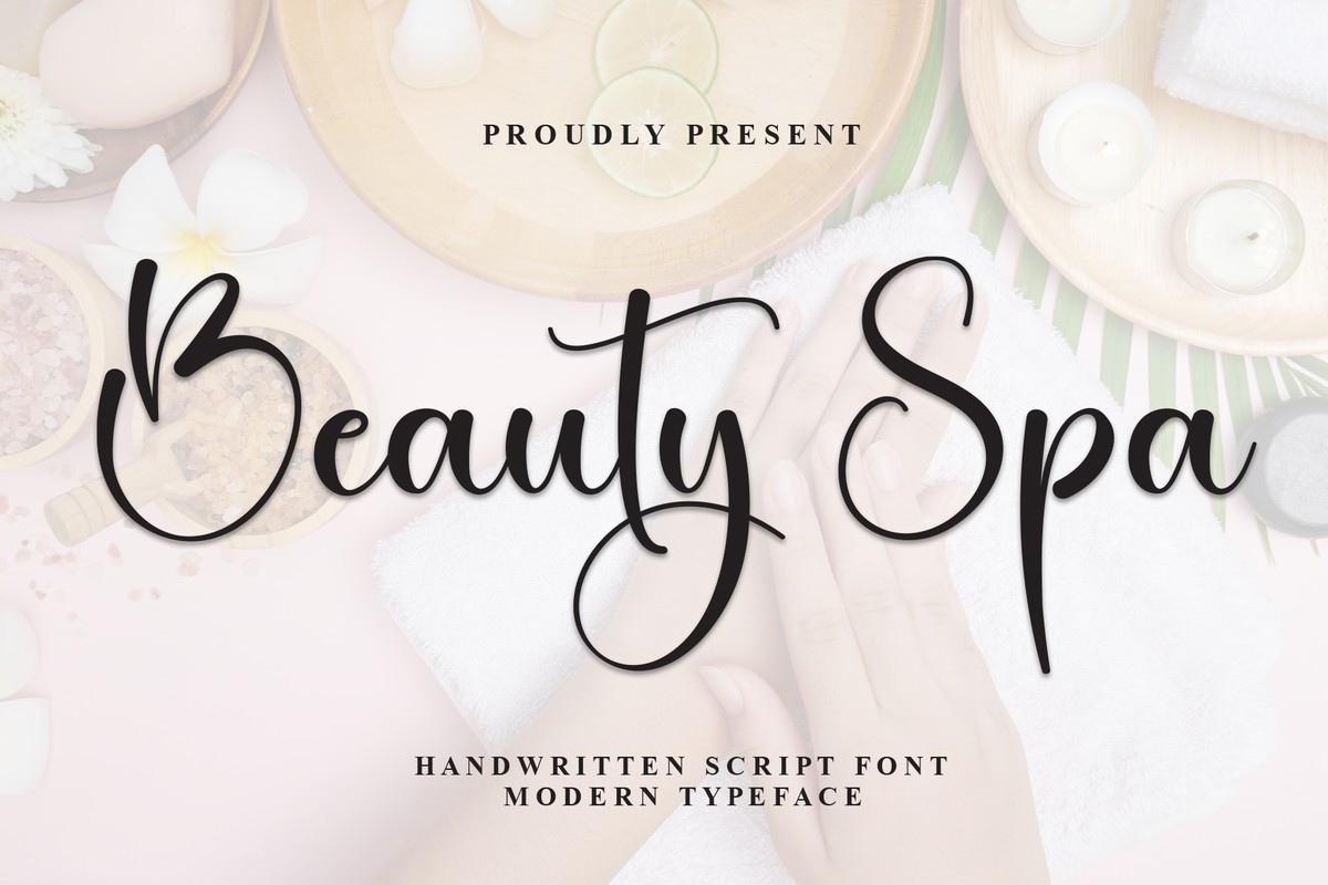 Beauty Spa Font preview