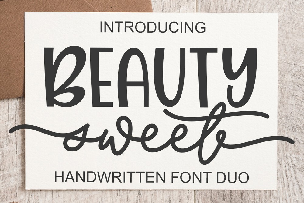 Beauty Sweet Font preview