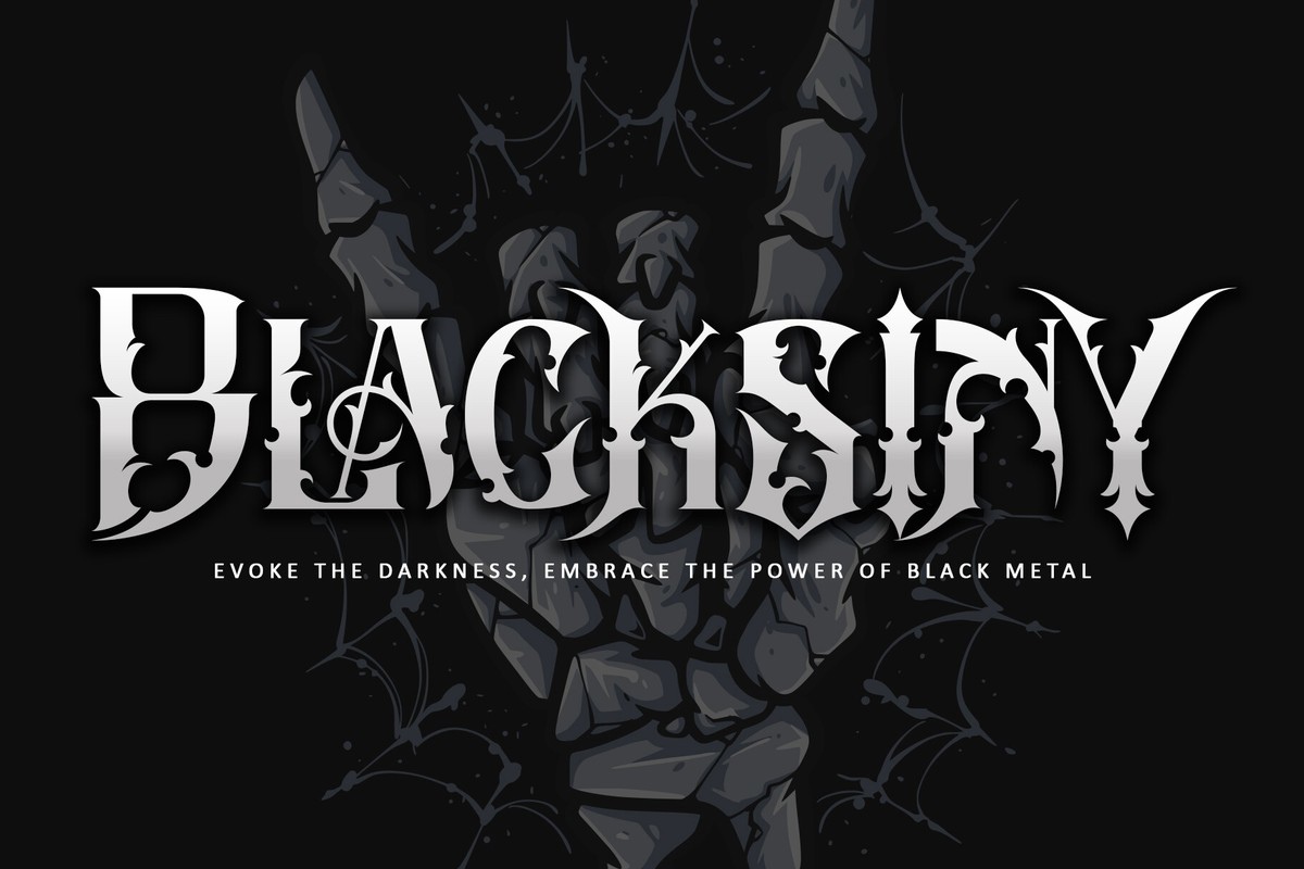 Blacksiny Italic Font preview