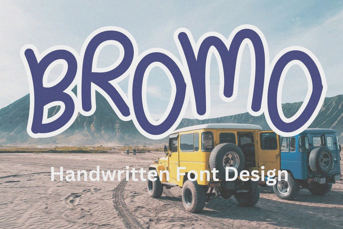 Bromo Regular Font preview