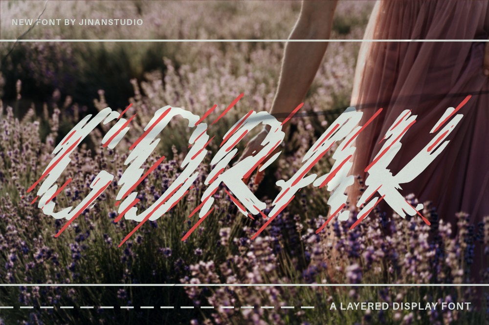 Corak Font preview