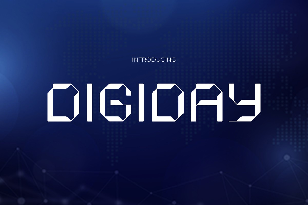 Digiday Regular Font preview