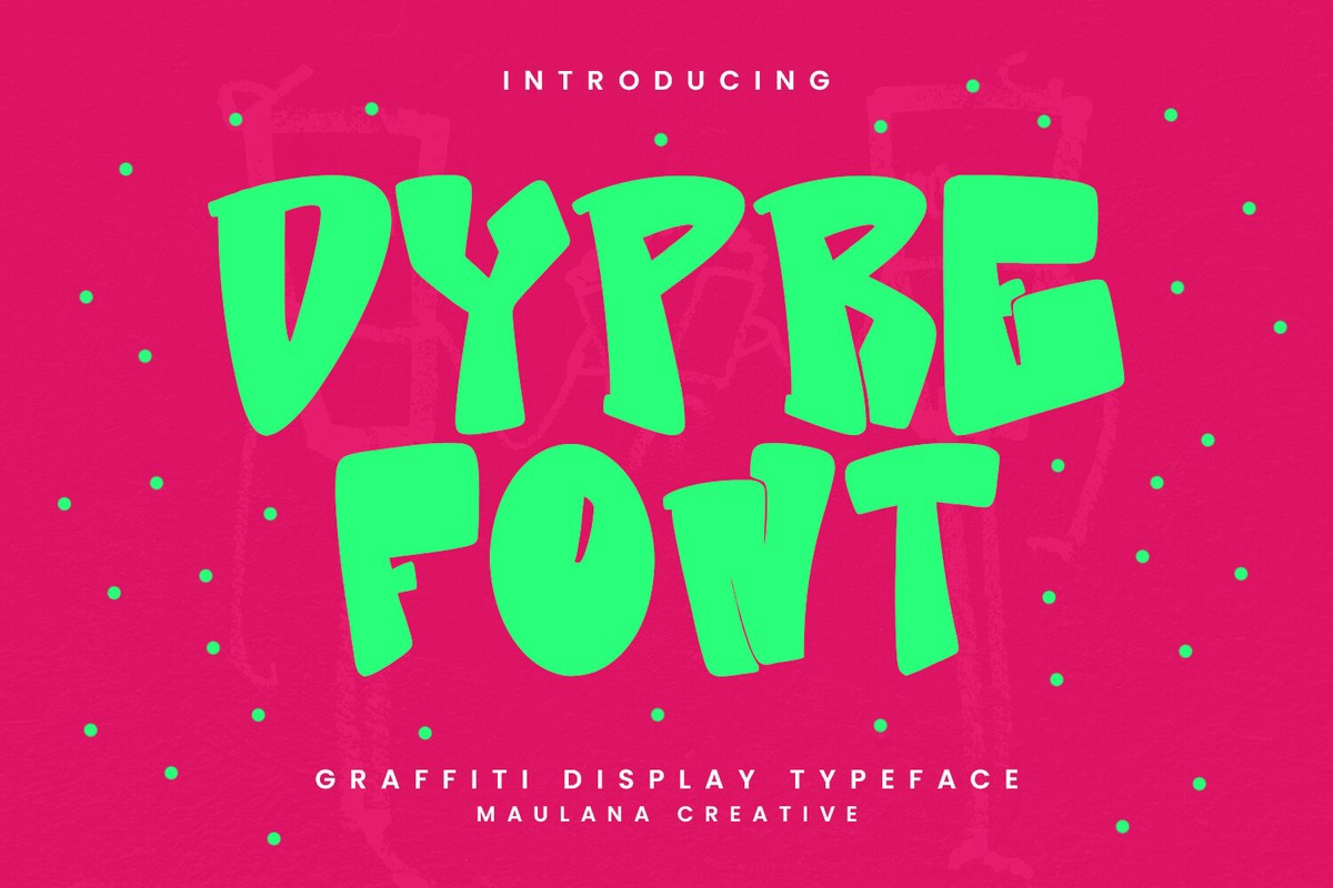 Dypre Regular Font preview