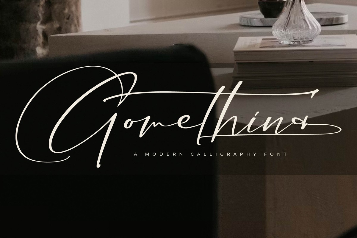 Gomethina Font preview