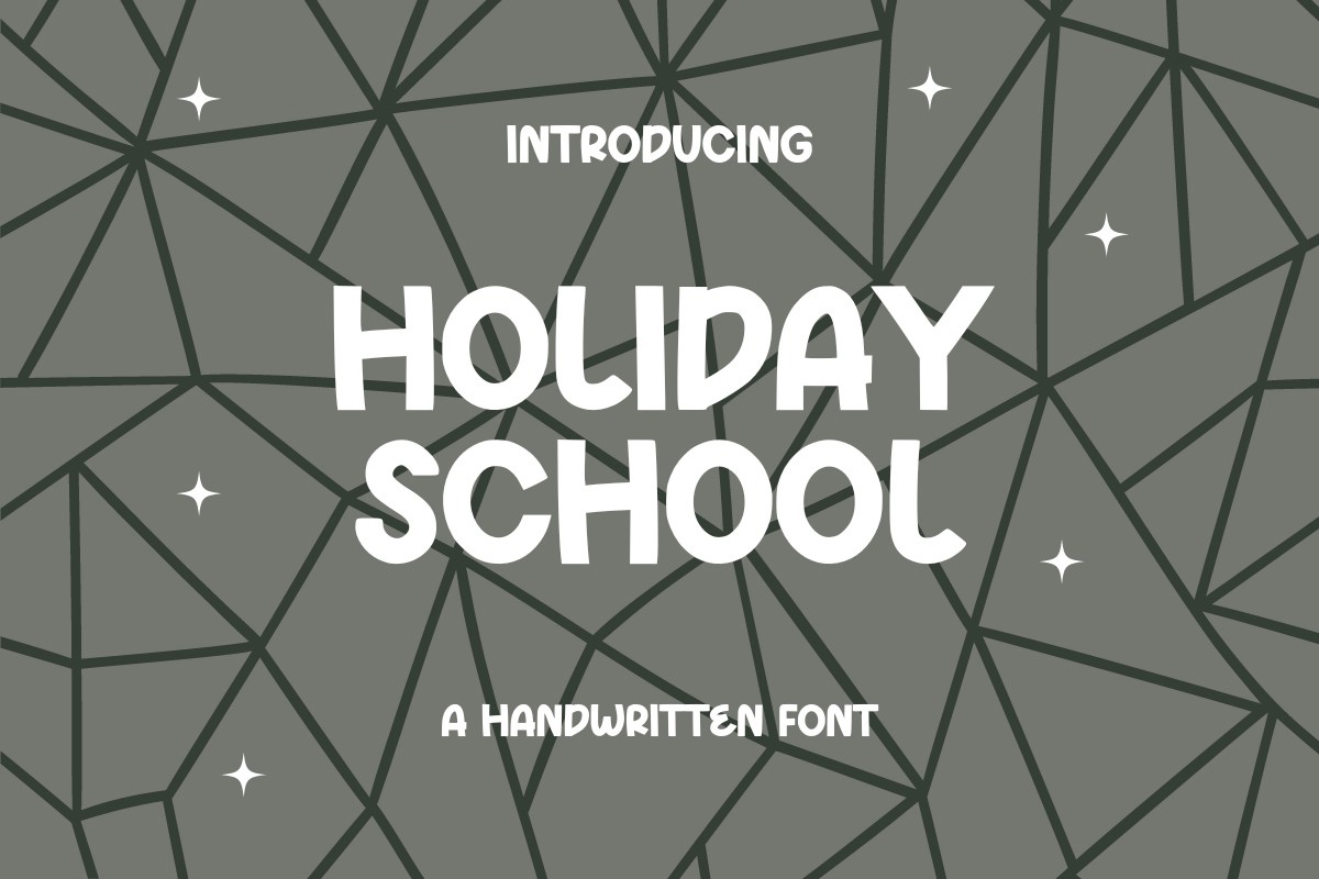 Holiday School Regular Font preview