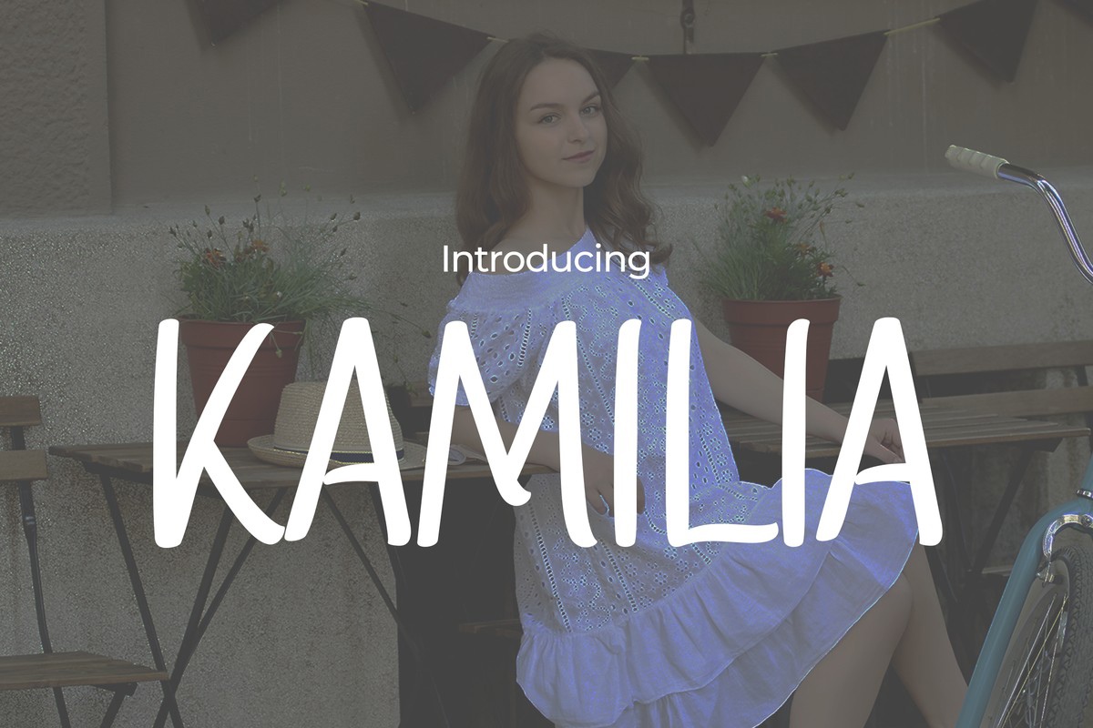 Kamilia Regular Font preview