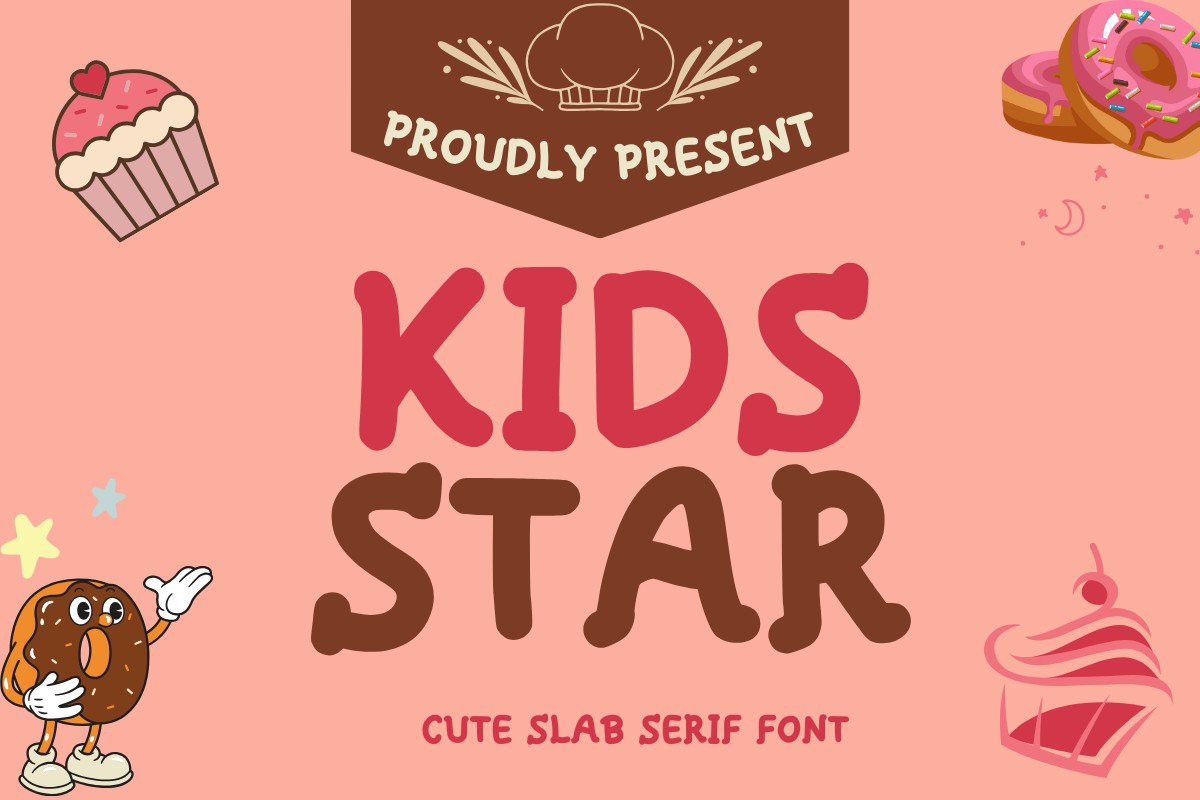 Kids Star Regular Font preview