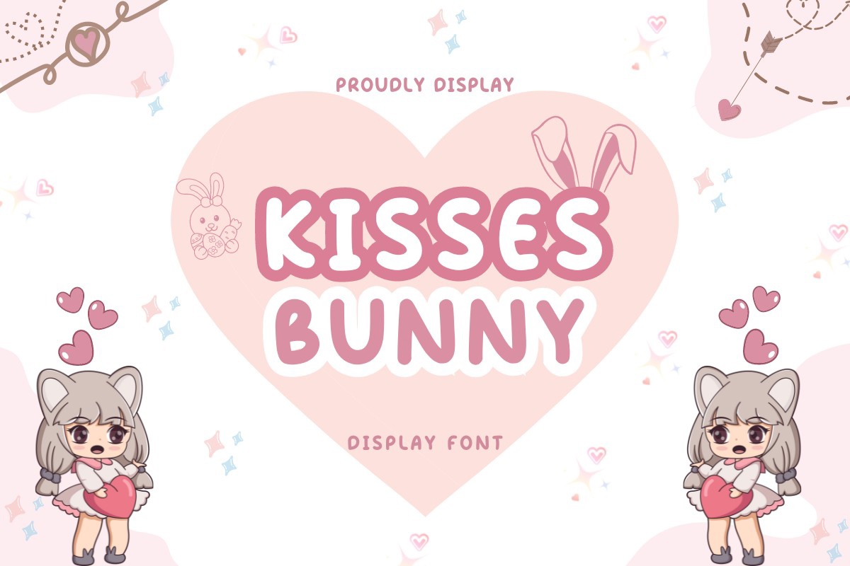 Kisses Bunny Regular Font preview