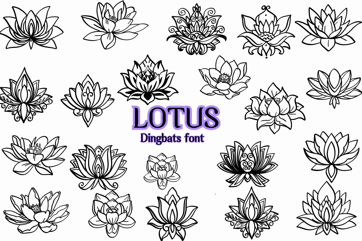 Lotus Regular Font preview