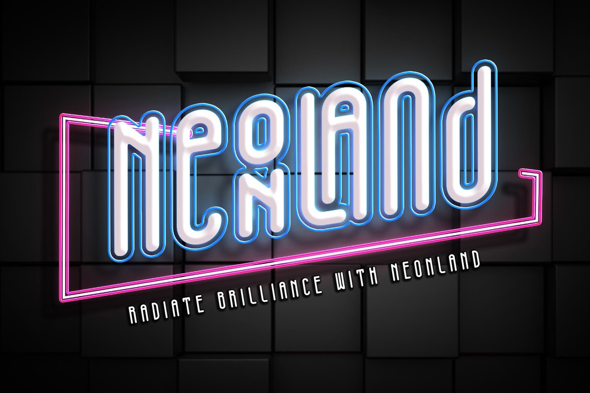 Neonland Italic Font preview