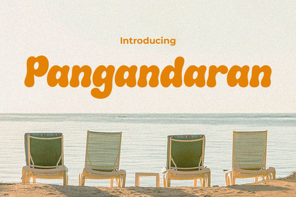 Pangandaran Regular Font preview