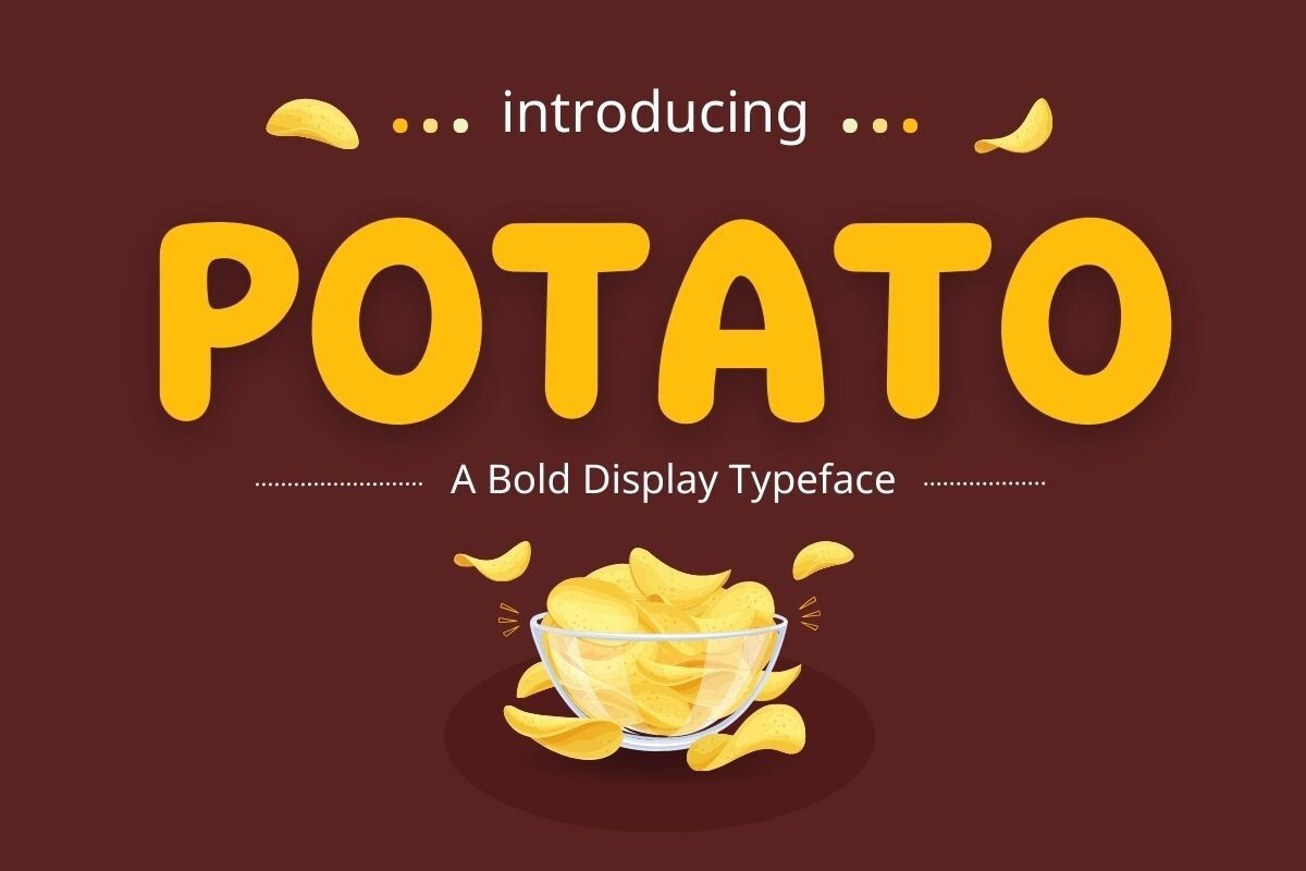 Potato Font preview