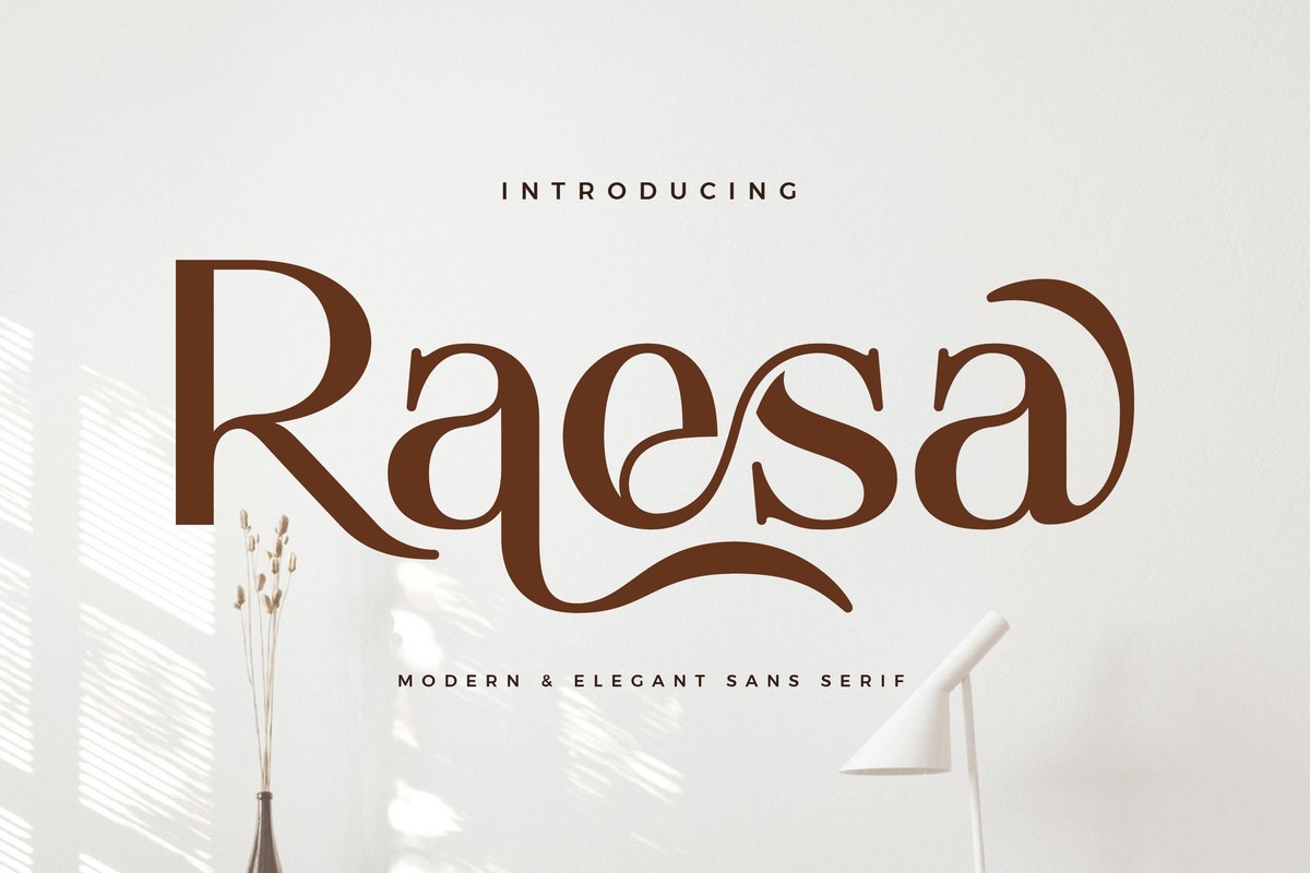 Raesa Regular Font preview