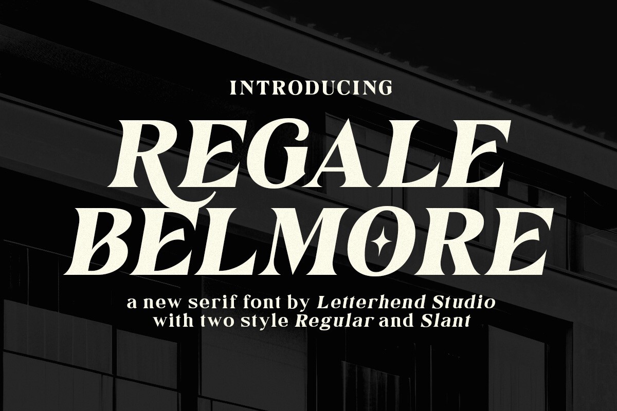 Regale Belmore Font preview