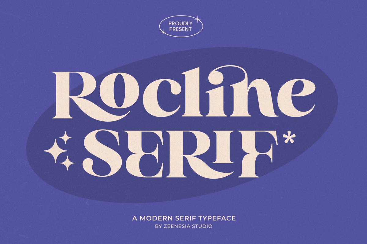 Rocline Regular Font preview