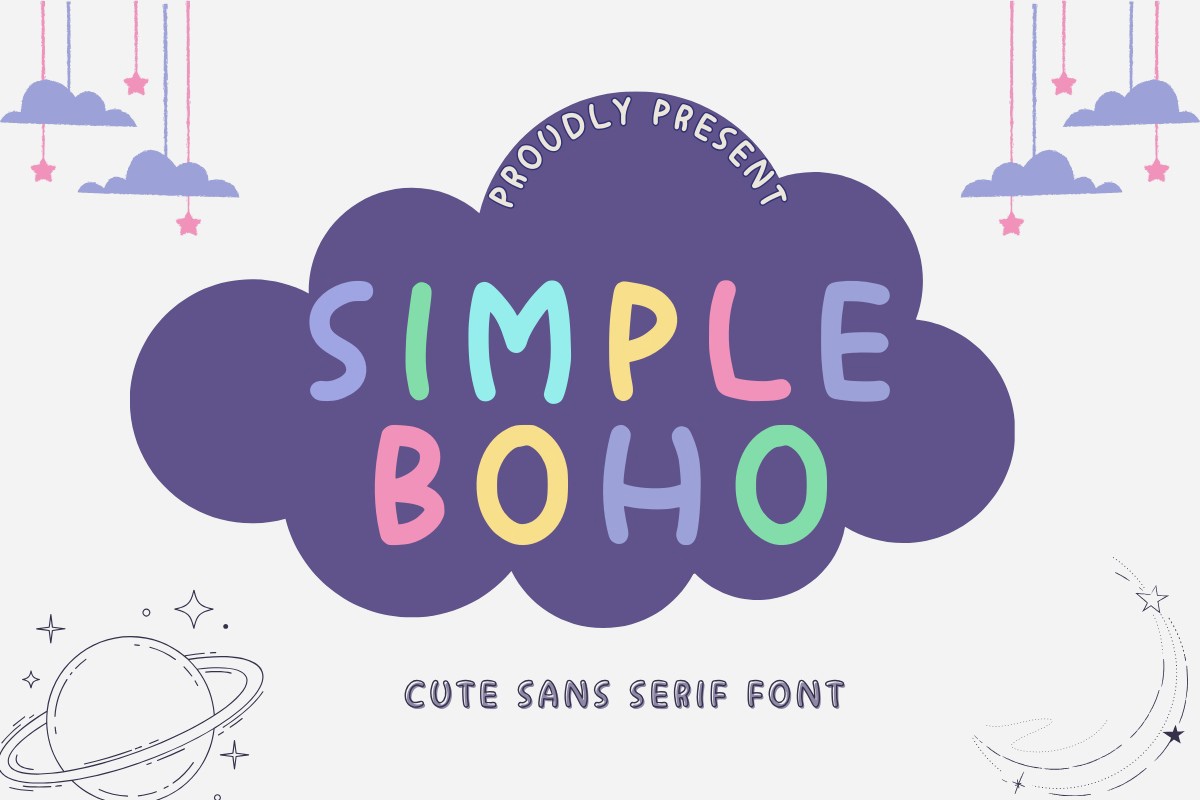 Simple Boho Font preview