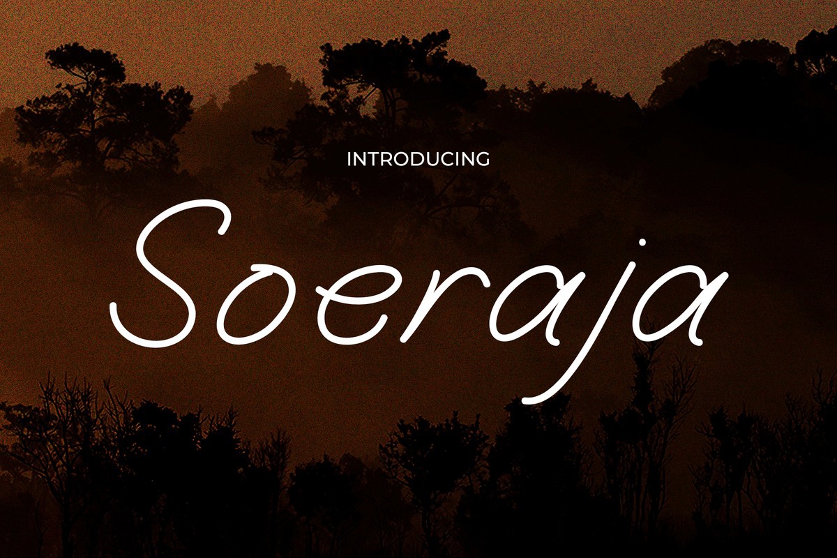 Soeraja Font preview