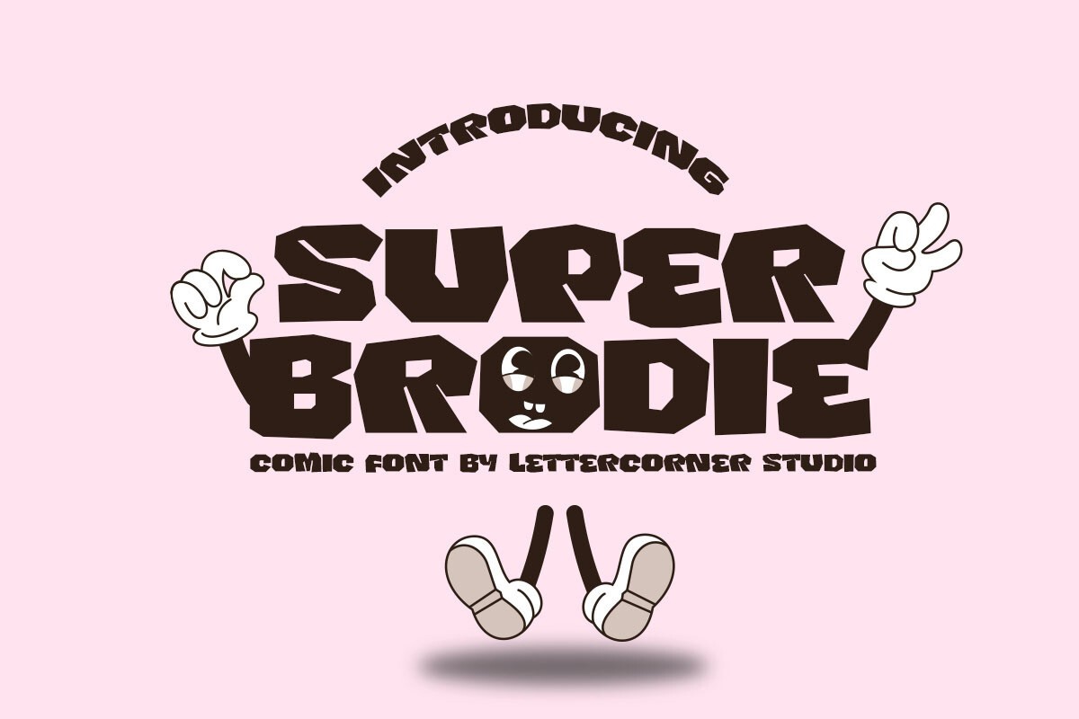 Super Brodie Regular Font preview