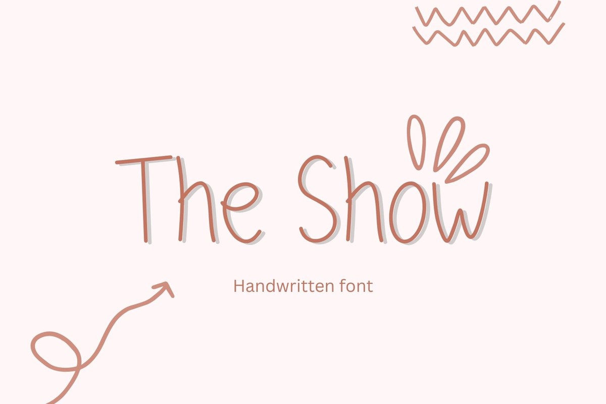 The Show Regular Font preview