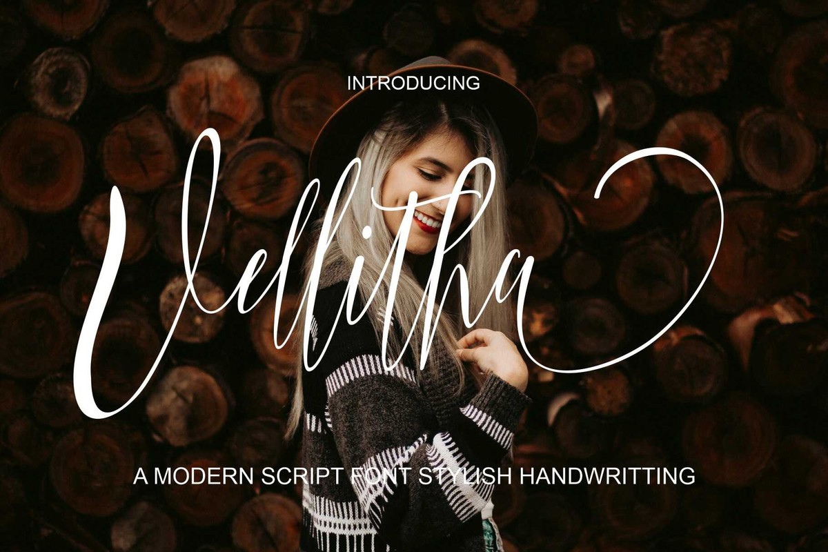 Vellitha Font preview