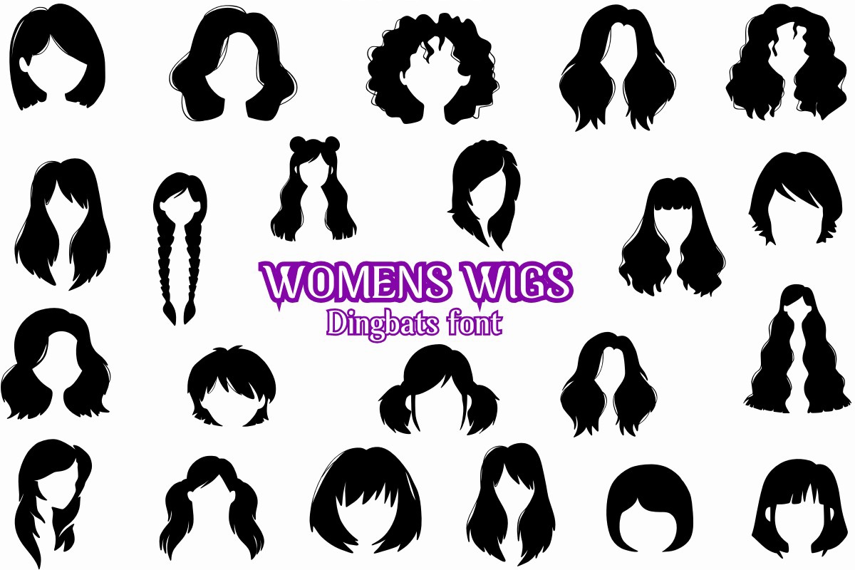 Women’s Wigs Font preview