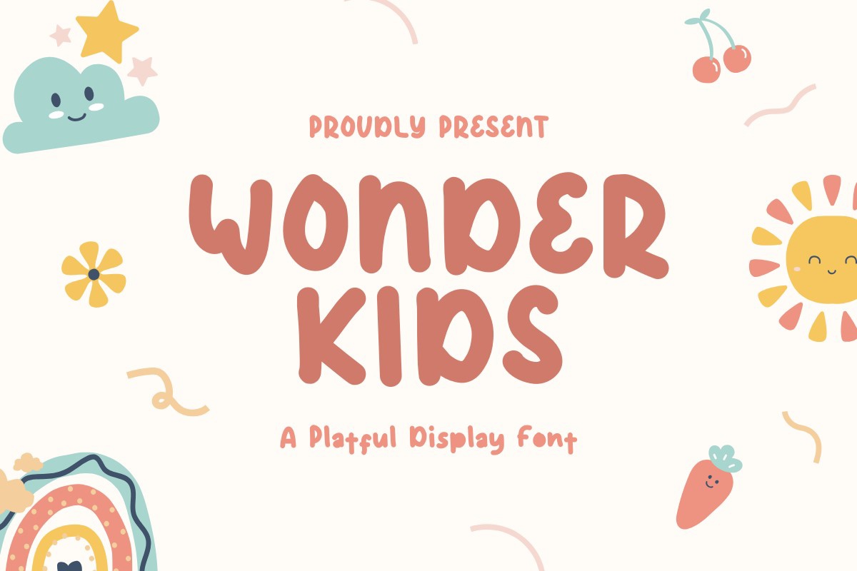 Wonder Kids Regular Font preview