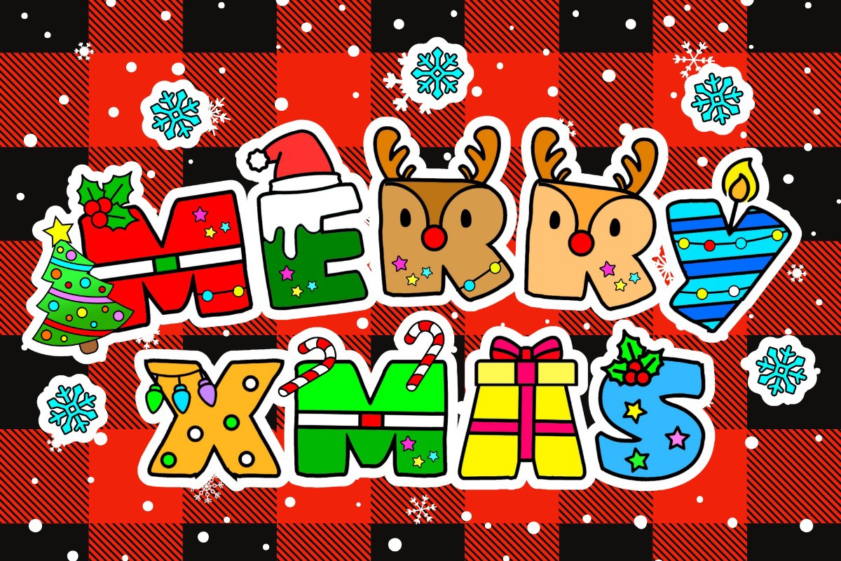 Merry Xmas Font preview