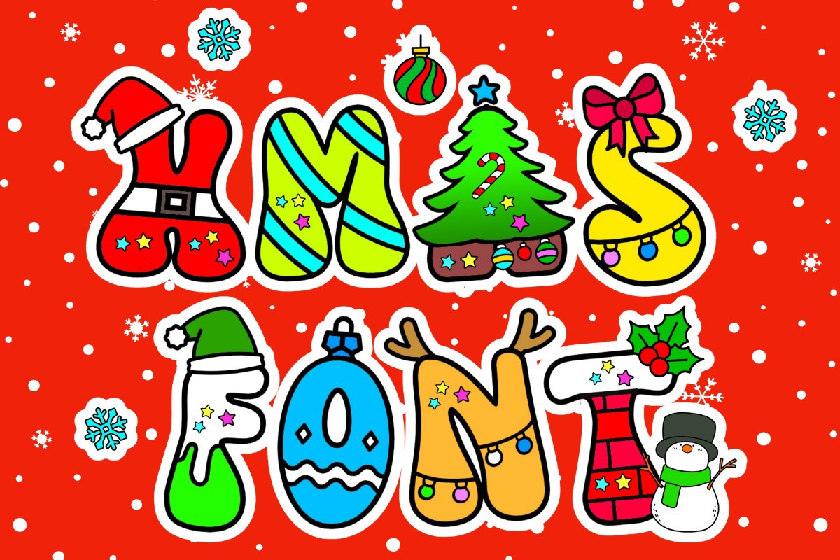 Xmas 2 Font preview