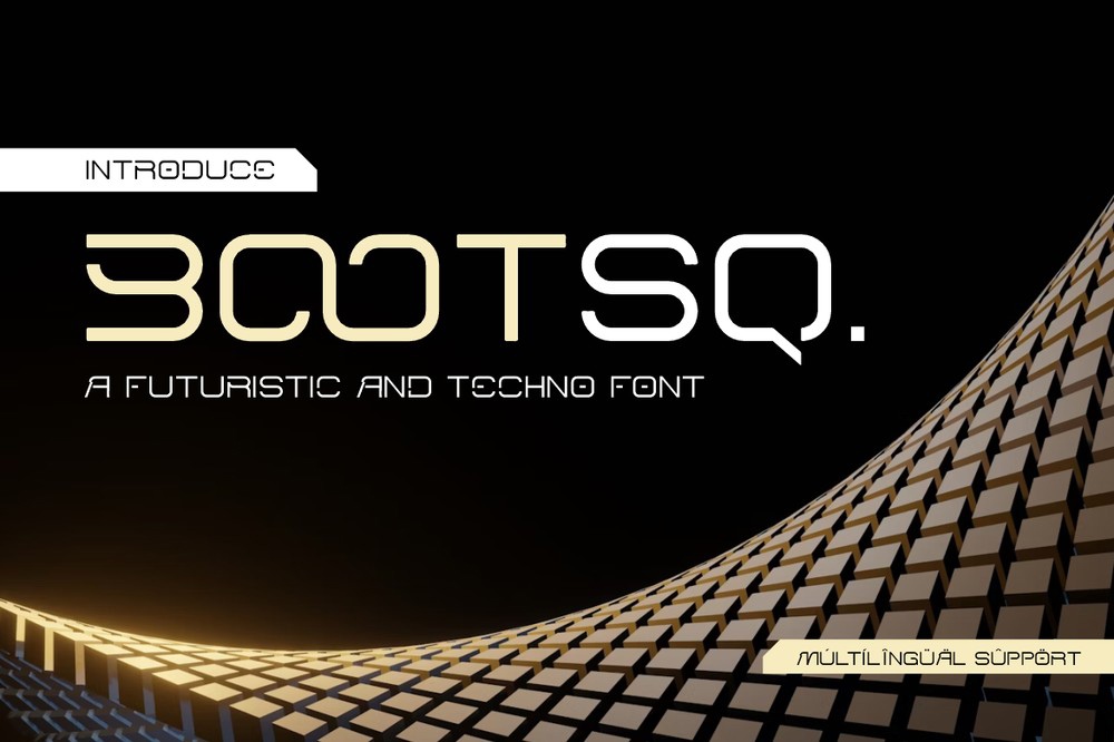 Bootsq Font preview