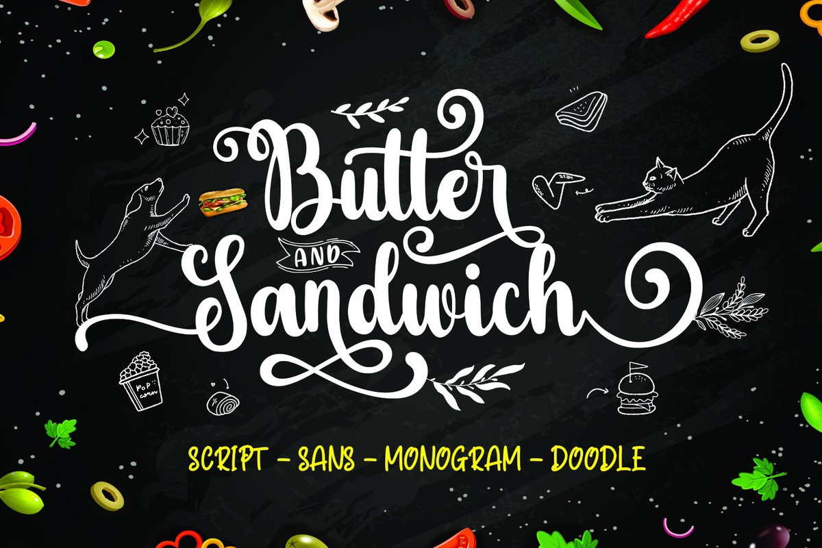 Butter Sandwich Font preview