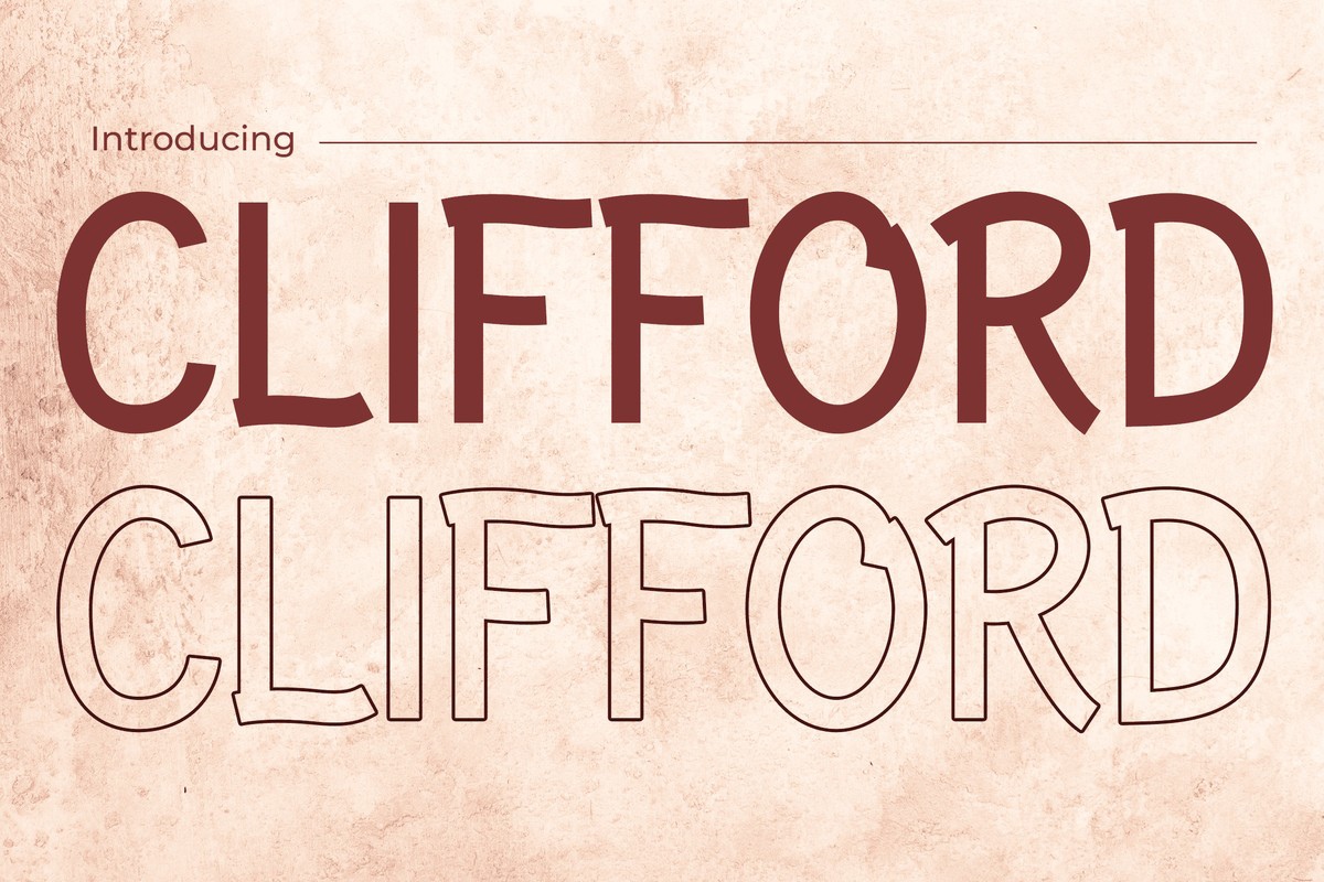 Clifford Font preview