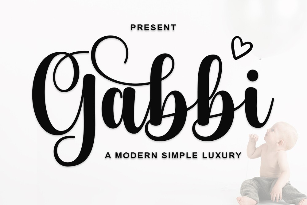 Gabbi Regular Font preview