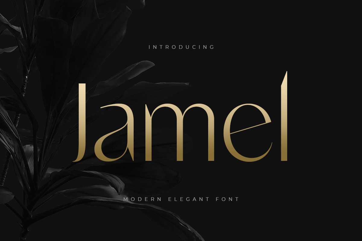 Jamel Regular Font preview