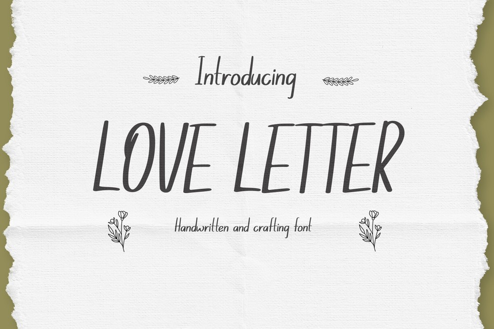 Love Letter Regular Font | xFonts.pro