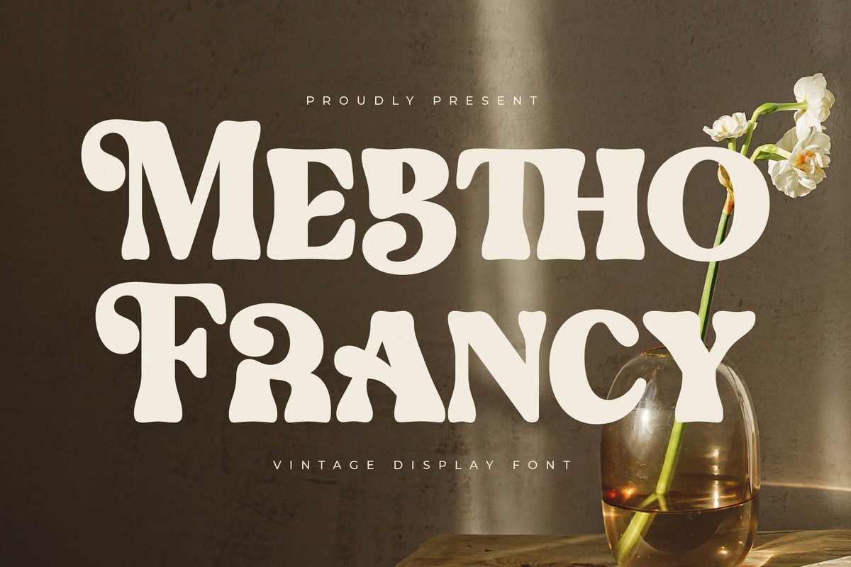 Mebtho Francy Regular Font preview