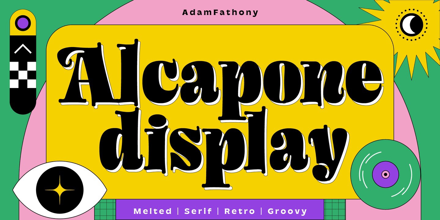 Alcapone Font preview