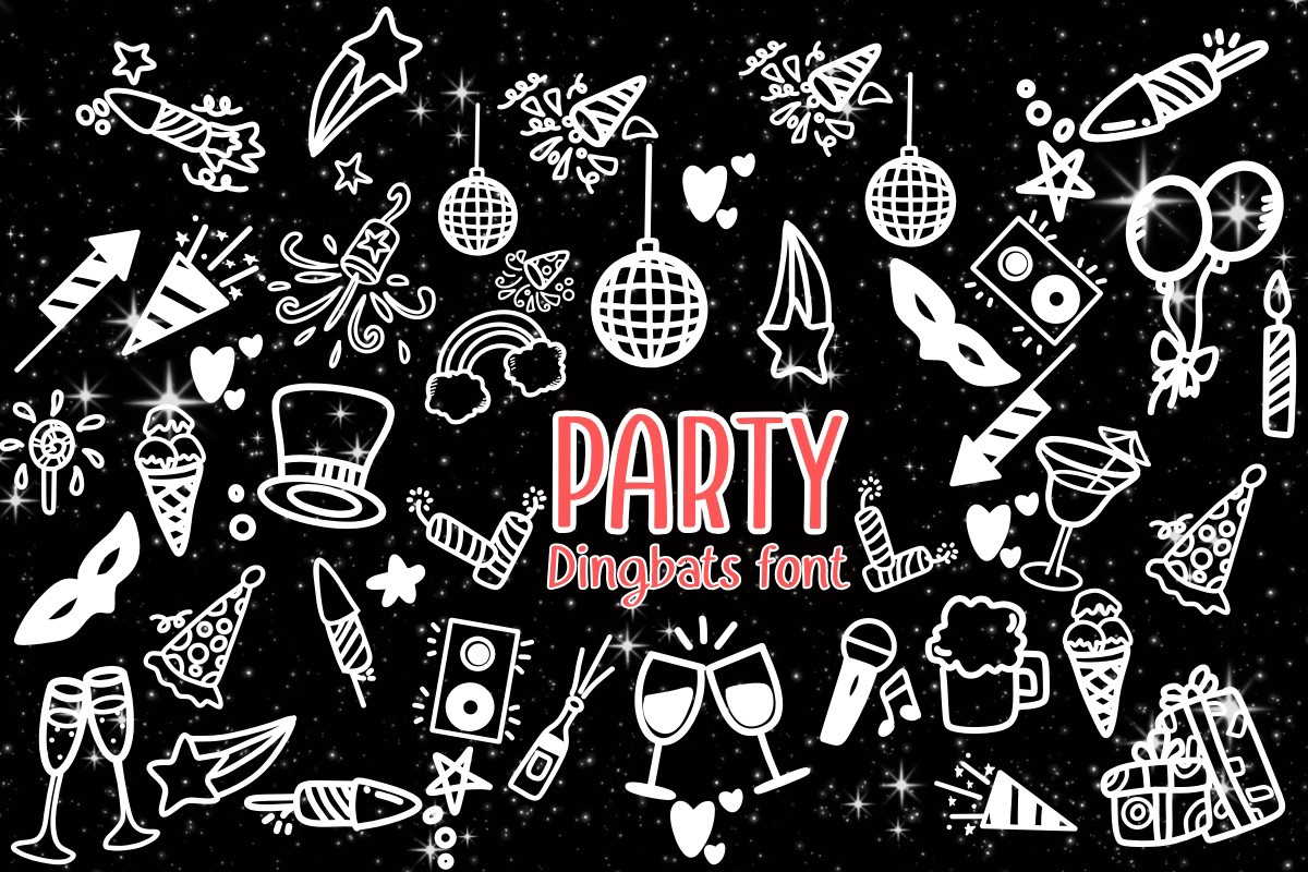 Party Font preview