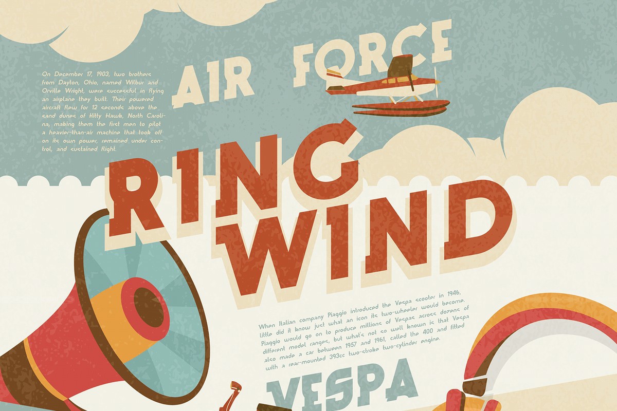 Ring Wind Bold Font preview